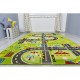 Детски килим за игри 140х200 см. ROADS зелен