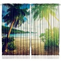 Пердета 3D, комплект, 140х240 см. ПАЛМИ